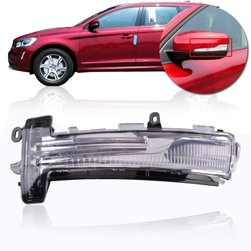 CAPQX боковое зеркало заднего вида Поворотный Светильник для Volvo XC60 2013 2014 2015 2016 2017