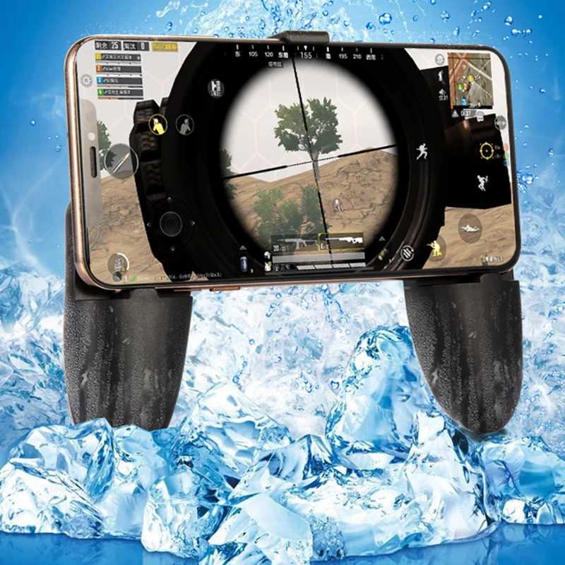 PUBG Mobile Game Controller Gamepad Accessories Phone Holder Cooler Fan Rapid cooling with Ice Box