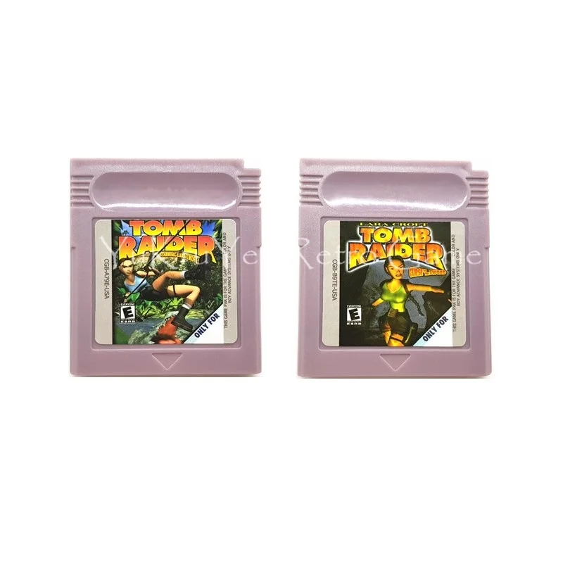 

Tomb Raider Curse of the Sword Lara Croft Video Game Memory Cartridge Card for 16 Bit Console Accessories