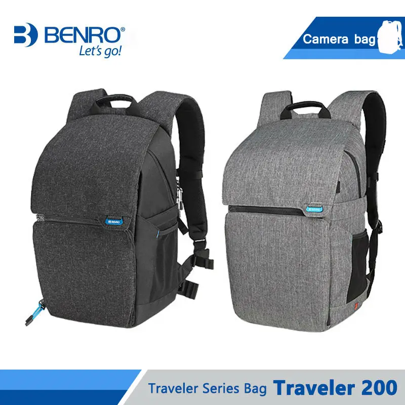 

Benro Traveler 200 Camera Bag Professional Nylon Waterproof DSLR Fashion Camera Case For Traveling Carry Tripod Free Shipping