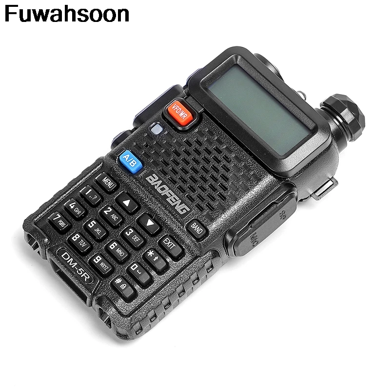 Baofeng DM 5R Walkie Taklie двухдиапазонный цифровое радио DMR DSP приемопередатчик 5 Вт VHF UHF 136