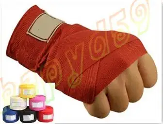 20pairs 5M Cotton MMA kick boxing bandage wrist straps sports Sanda Taekwondo bandage wraps bandage muay thai Hand Gloves