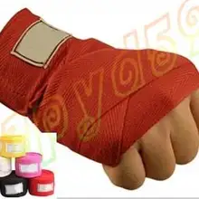 20 пар 5 м хлопок ММА кик боксерский бандаж на запястье ремни спортивные Санда Тхэквондо бинты Обертывания Бинты Муай Тай перчатки для рук