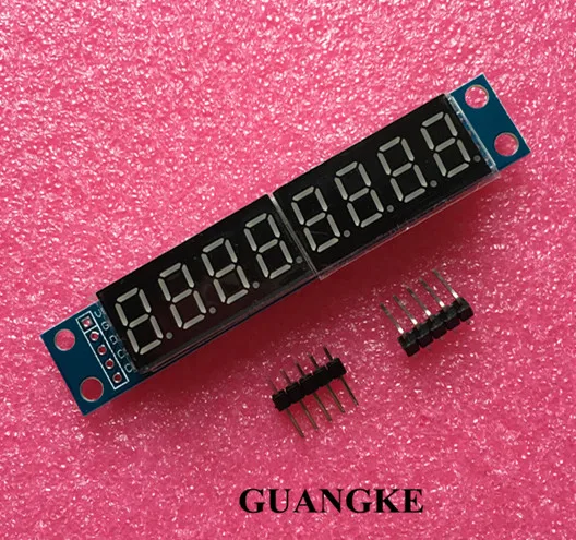 

MAX7219 CWG 8-Digit Digital Tube Display Control Module Red Three IO for