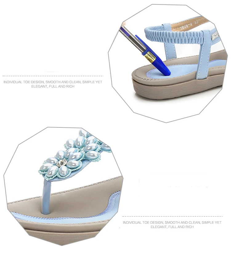 BEYARNES/Модные женские пляжные вьетнамки; сандалии с бисером; женские подростковые тапочки; женская летняя обувь; дышащие удобные сандалии; Sandalen