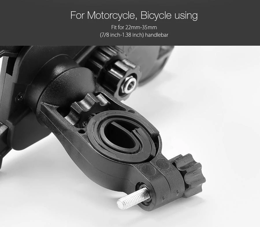 Handlebar Phone GPS Holder for Motorcycle Bike Electric Scooter Xiaomi Mijia M365 Bird Spin Ninebot Kickscooter 360 Rotation