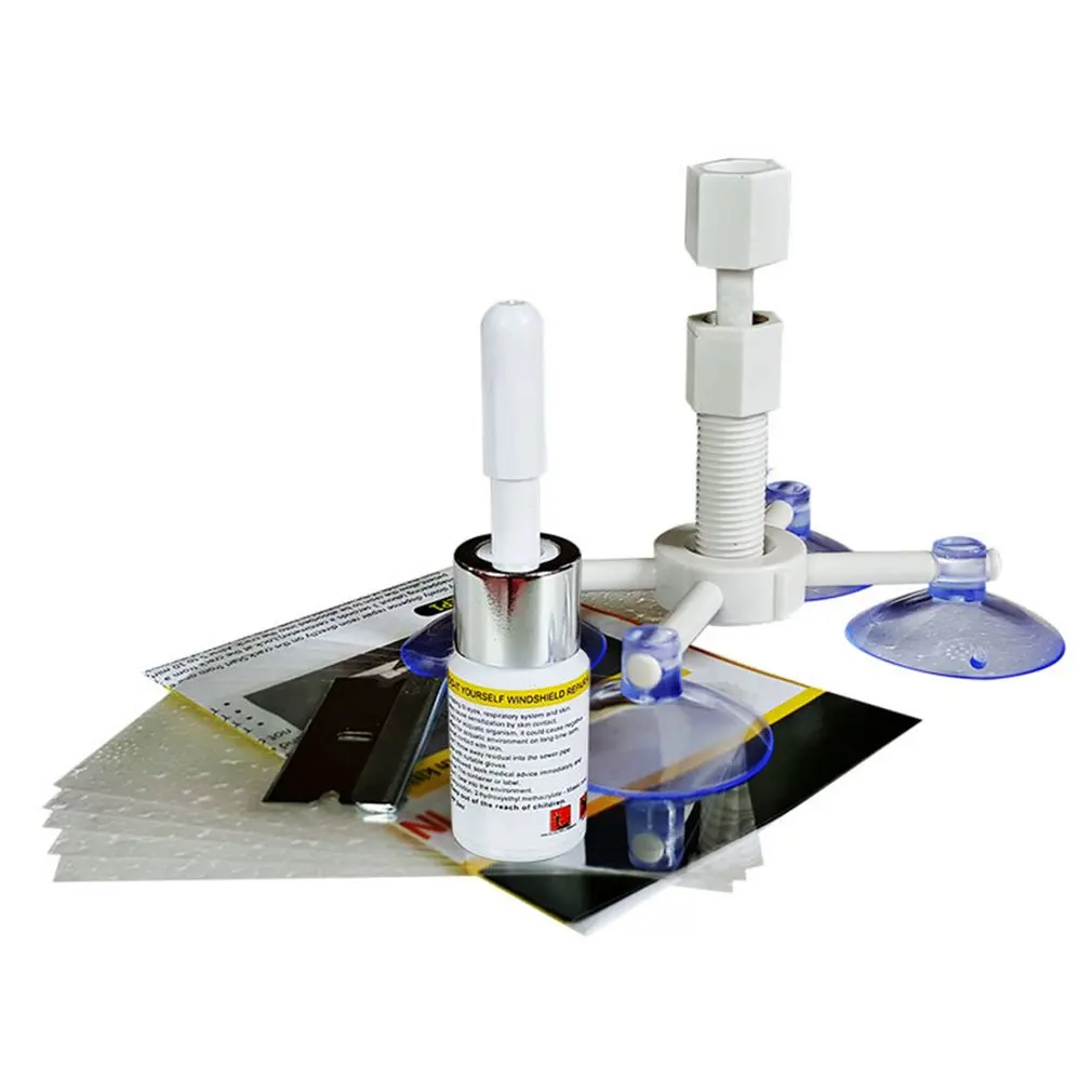 

DIY Windshield Repair Kits Car Window Repair Tools Glass Scratches Restore Windscreen Cracks Polishing Repair Tool Set