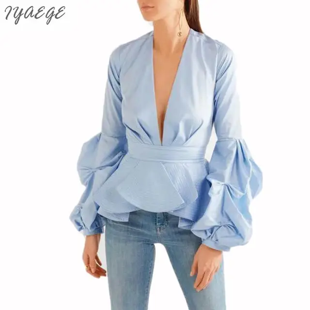 Vogue Женщины Лучшие Femme Тела Урожай Девушки Блузка Roupas Баски Блузка Рюшами Femme Длинные Мода Boho Рубашка Haut Весте Femme