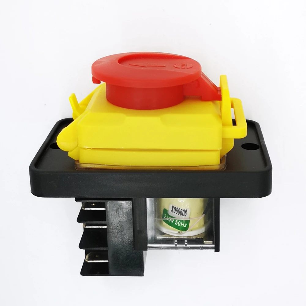 KJD12 14 В 250 V 6 Pin Start Stop No Volt Release кнопочный переключатель NVR Common to Woodshop и Metalwork Machines (6