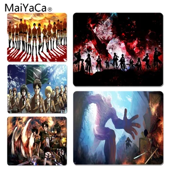 

MaiYaCa New Design Attack on Titan Beautiful Anime Mouse Mat Size for 18x22cm 25x29cm Rubber Mousemats
