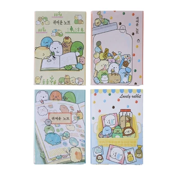

Cartoon Animals 6 Folding Memo Pads Bookmark Notepad Sticky Notes Cute Student Office Stationery