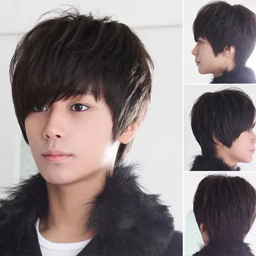 Hombres Coreanos Peluca Nueva Peluca De Moda No Convencionales De Moda Guapo Macho Modelos Pelucas Vogue Hombres Coreanos Y Los Ninos Con El Pelo Corto Peluca Korean Men Wig Korean Wig Menkorean Fashion Wig