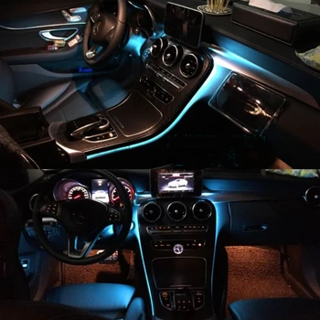 For Mercedes Benz C MB W205 GLC X253 2014~2021 Dashboard NOVOVISU Interior OEM Original Atmosphere Advanced Ambient Light 1