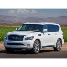 Светодиодный светильник заднего бампера для Infiniti qx80 2013- отражатель DrivingTuring стример ночной DRL тормозной мигание сигнальный светильник s 2pc