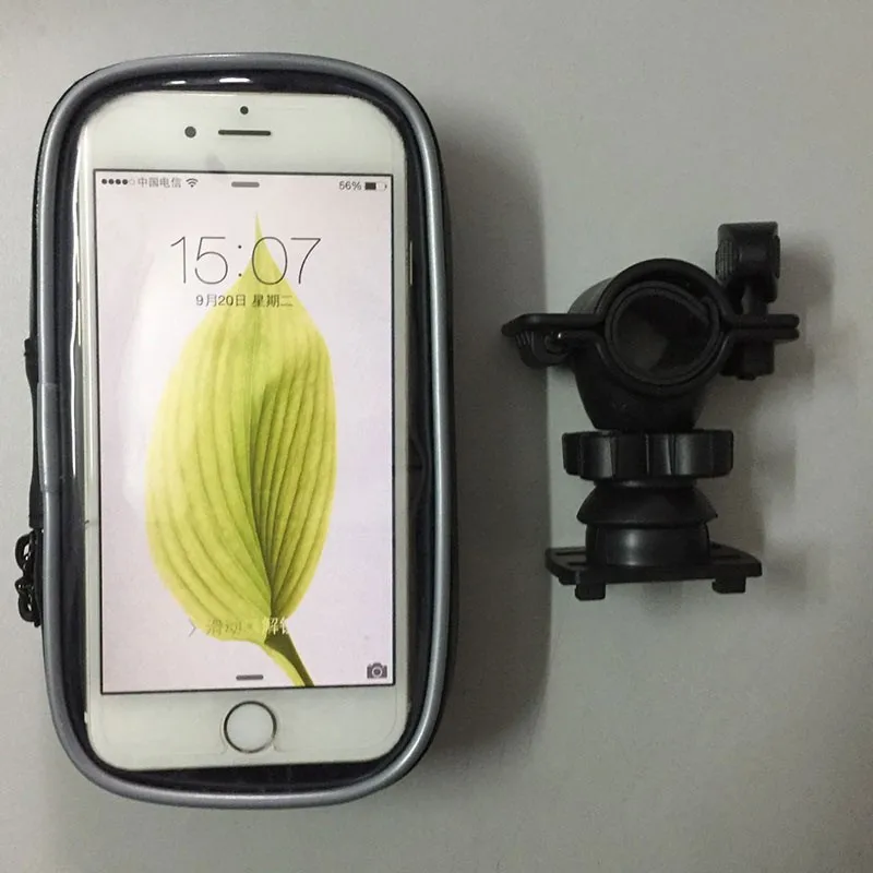 

Bike Bicycle Phone Holder Support Mobile Phone Stand For iPhone 6/6s/7 (4.7") Waterproof Bag Case GPS Bike Motorcycle Mount