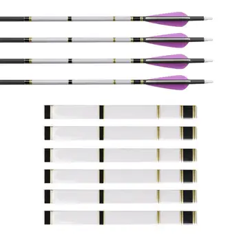

NEW Adhesive Arrow Tail Sticker Heat Shrinkable Wraps for Archery Hunting Shooting