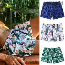 Летние мужские спортивные шорты для бега тонкие короткие пляжные шорты плавки купальник купальный костюм