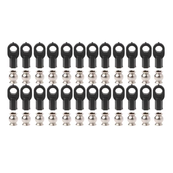 

24Pcs Delta Buckle Ball Caps Paralleled Carbon Rod Joints For 3D Printer