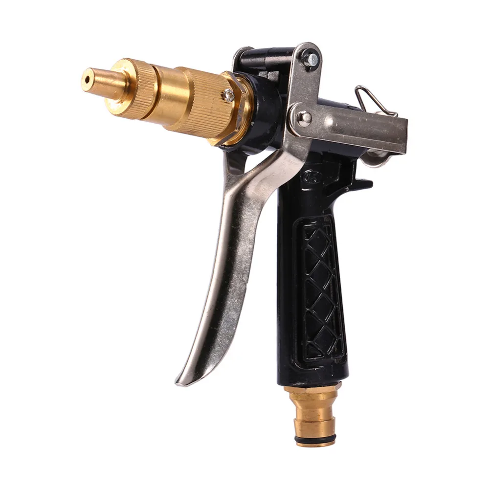 

w Metal Hose Nozzle High Pressure Garden Auto Car Washing Water Gun Sprayer 1PC