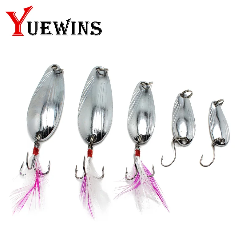 

1pcs Metal Fishing Bait 2.5g/5g/8g/12g/15g Spinner Spoon Bait Fishing Lure iscas Artificial Hard Baits Bass Pike Pesca Wobbler
