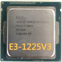 Intel Xeon E3-1225 v3 E3 1225v3 E3 1225 v3 3,2 GHz Quad-Core Quad-Hilo de CPU Processor84W LGA 1150