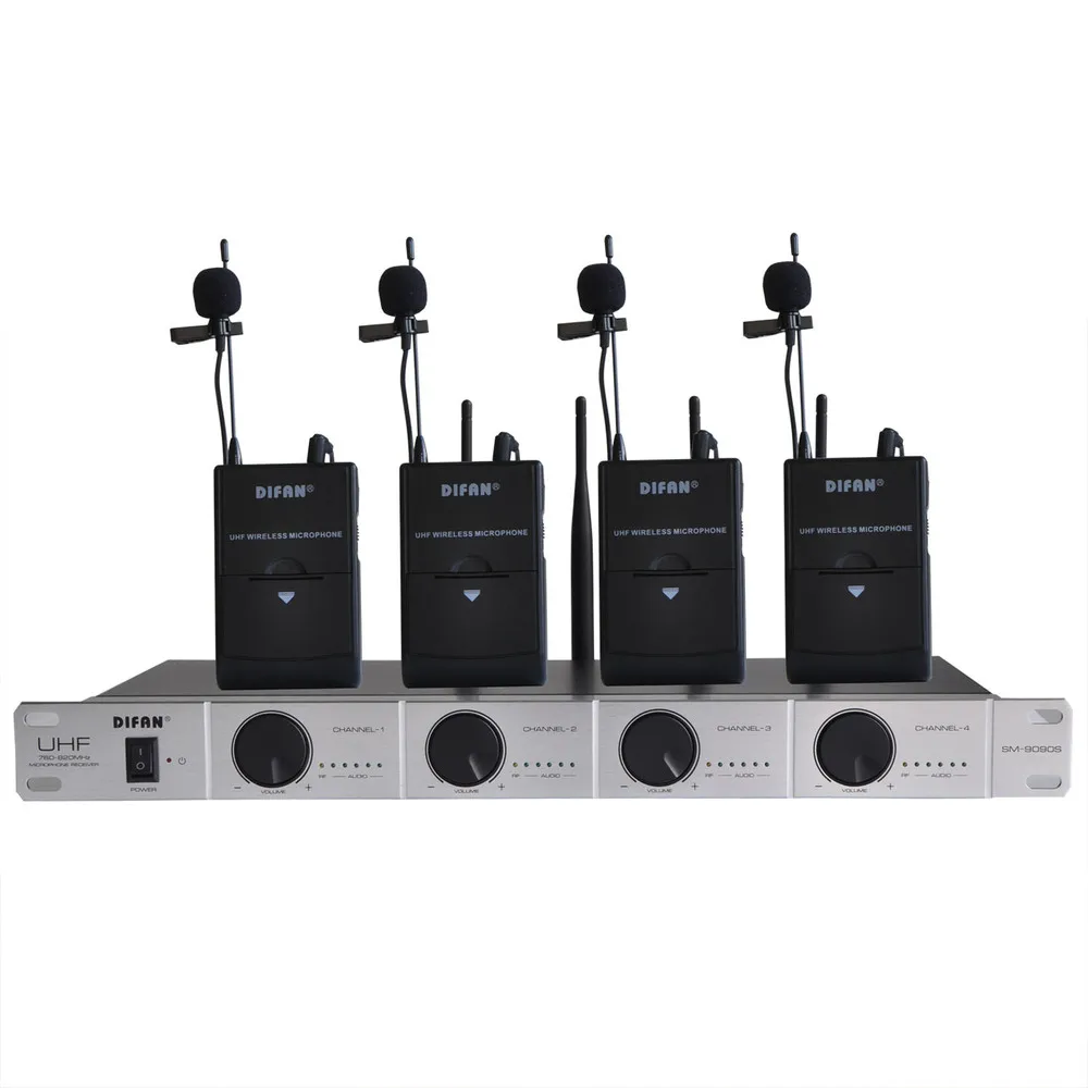 Compare Prices on 4 Channel Uhf Wireless Microphone System Online