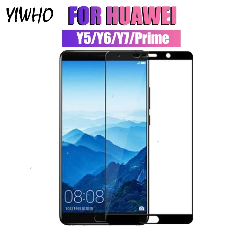 

Tempered Glass for Huawei Y6 2018 Screen Protector Protective Huawey Y7 Y5 Prime 6y 6 Y Huawe 7y Armor 5y Y6prime Hawaii Cover