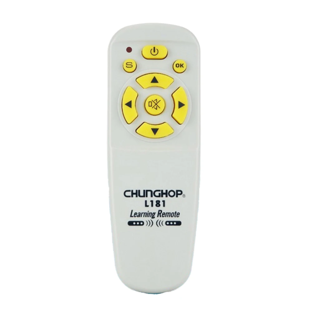 CHUNGHOP 1 шт. L181 Комбинированный Универсальный пульт дистанционного управления, мини обучающий пульт дистанционного управления для ТВ/SAT/DVD/CBL/DVB-T/AUX копия