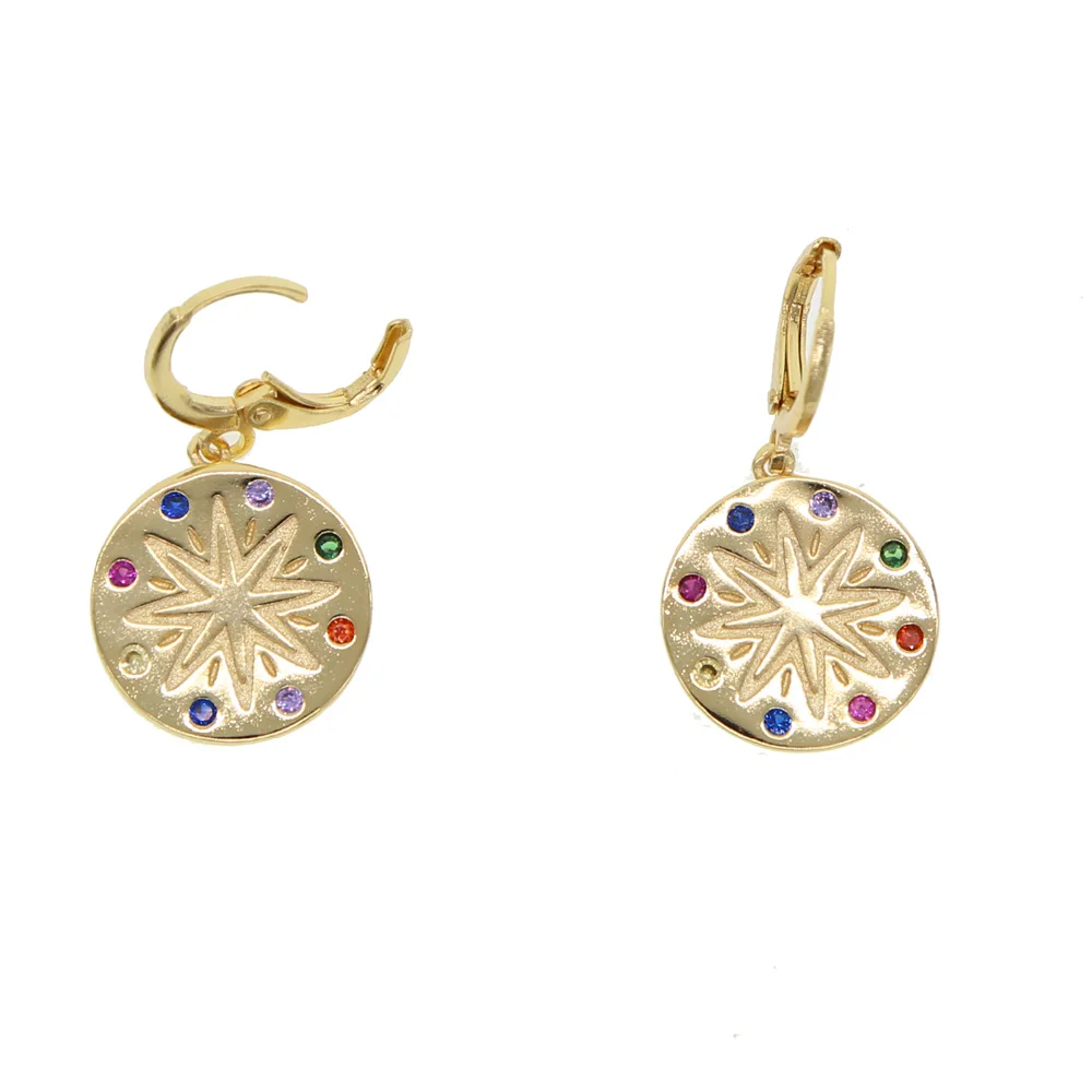 dangle BRASS EARRING H (1)