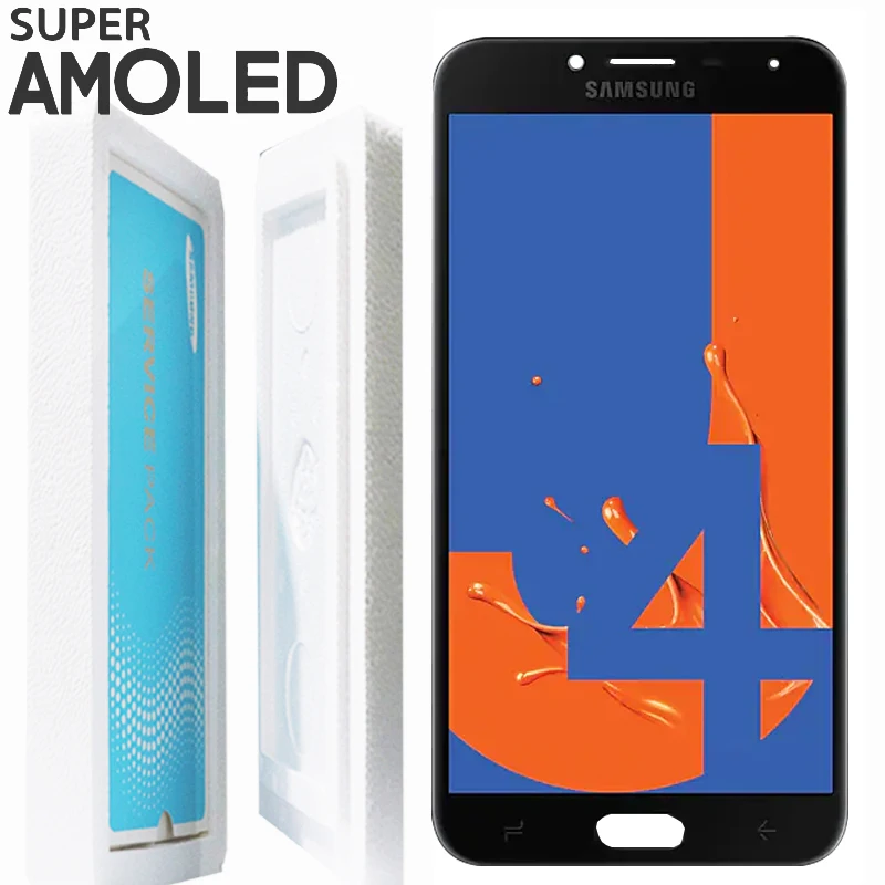 Оригинал 5 ''SUPER AMOLED для SAMSUNG Galaxy J4 J400 J400F J400G/DS SM-J400F ЖК-дисплей кодирующий