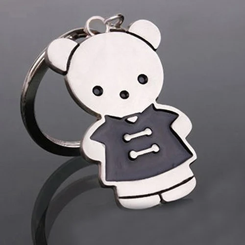 1 пара чудесный милый медведь брелок для влюбленных|key ring chain|bear keykey |