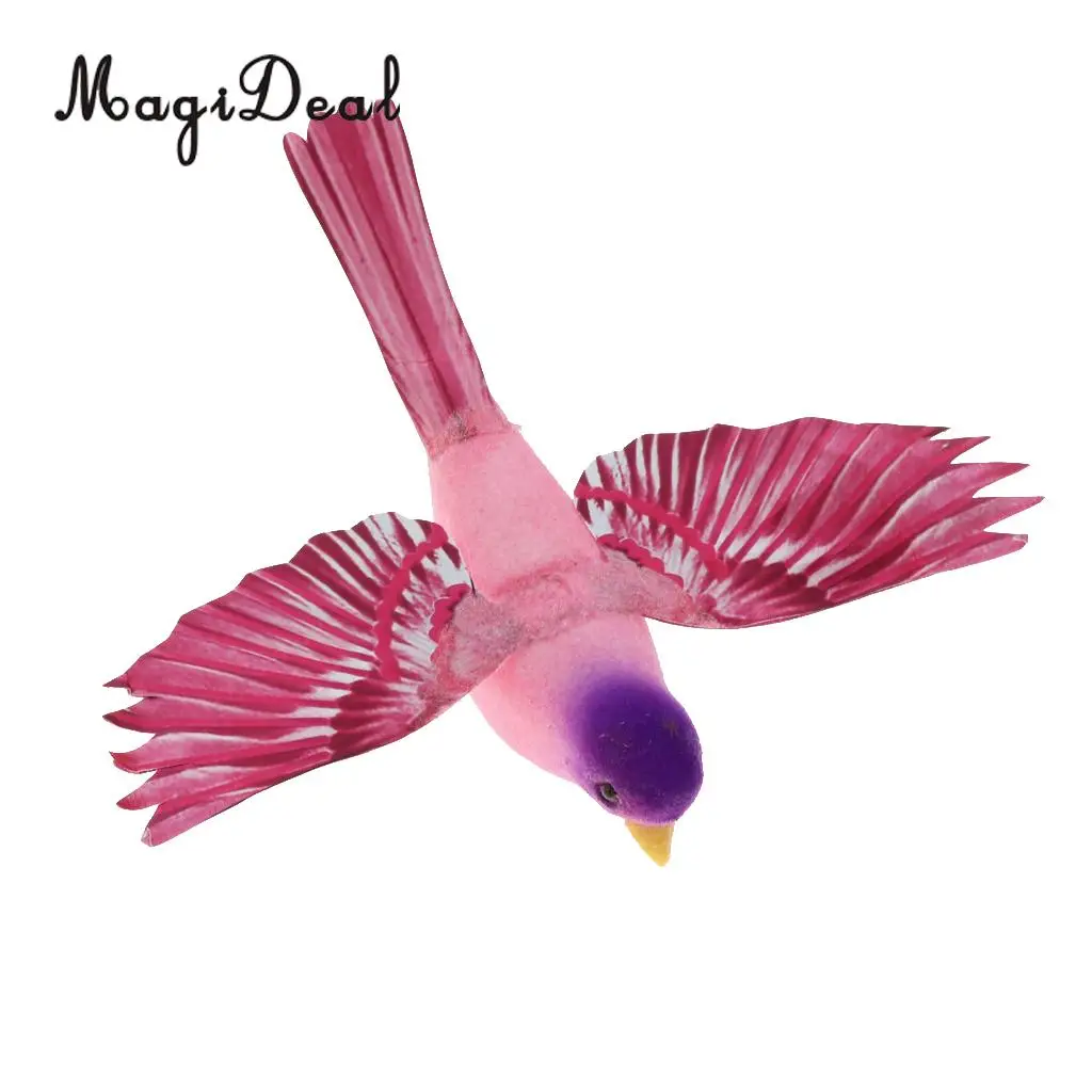 Spreading Winds Artificial Feathered Foam Birds Home Garden Wedding Decor