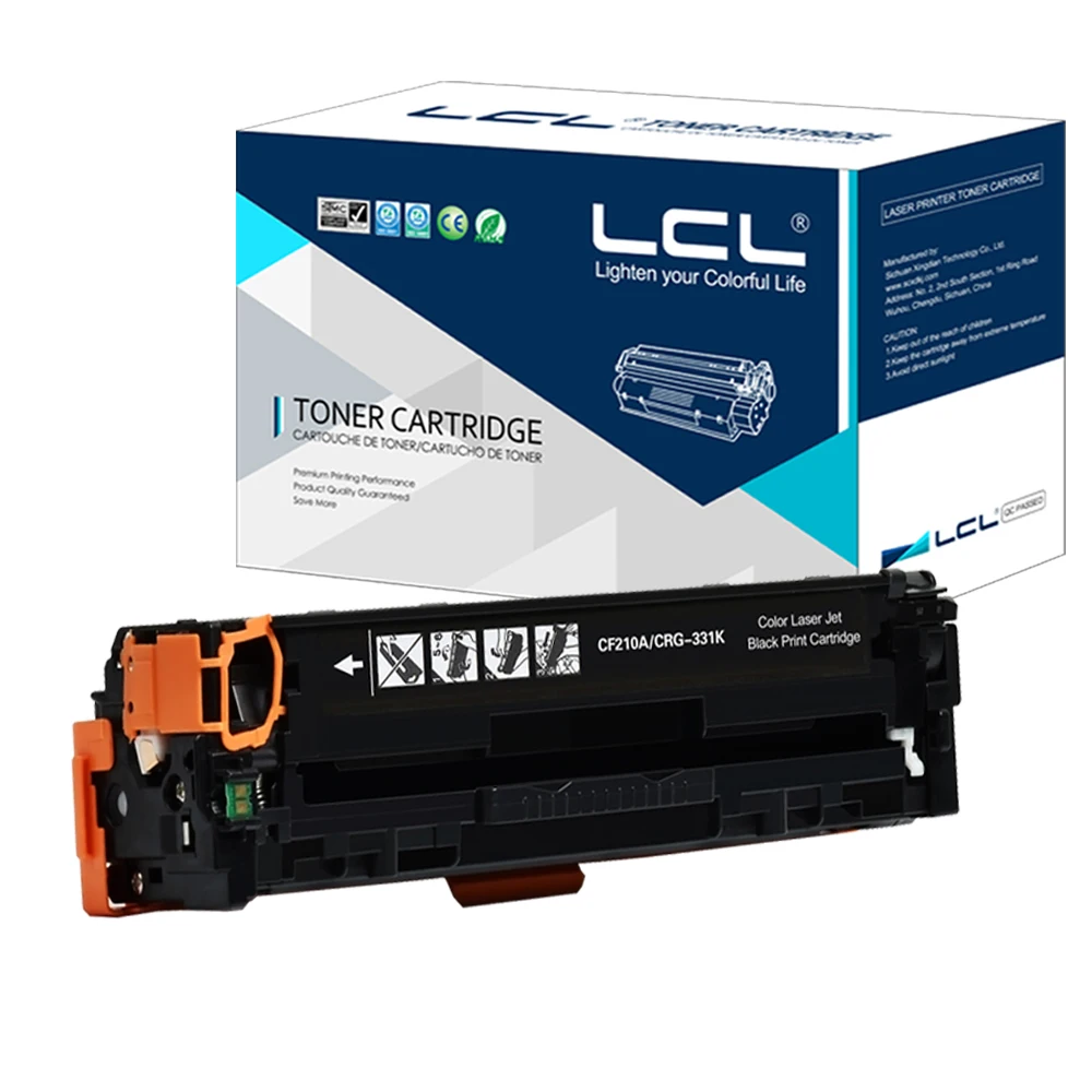 LCL CF210A 131A CF 210 A 210A CF210 (1 pack) Black Toner Cartridge ...