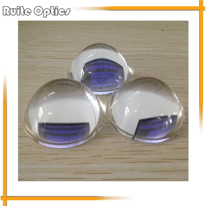 

3pcs 38mm Optical Glass Aspheric LED Focal Length 14mm Plano Convex Lens