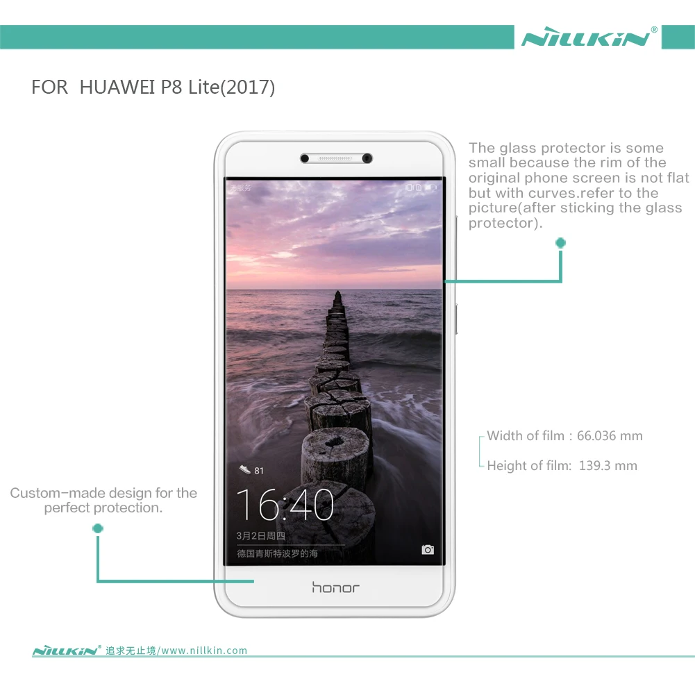 Защитная пленка для экрана для huawei Honor 8 Lite Nillkin прозрачная/Матовая Мягкая Пластиковая пленка для Honor 8 Lite