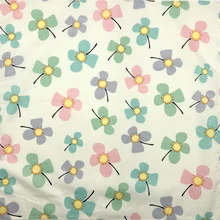 Малыш для женщин с цветочным принтом повязки-банданы Furoshiki Шарф Платки место так много использует/ хлопок Размеры 48 см(+/-1 см