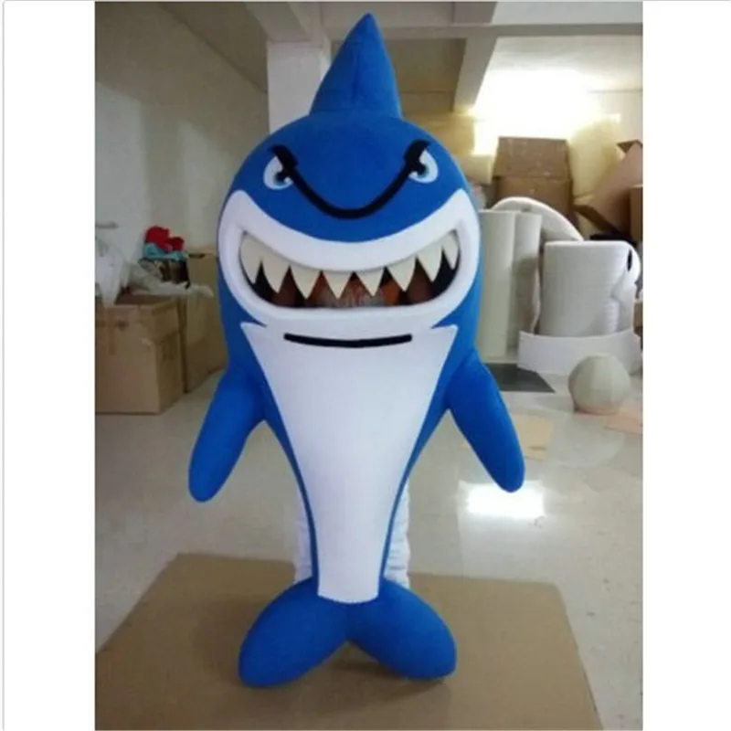 

Shark Mascot Costume Bruce Cartoon Character Birthday Party Halloween Party