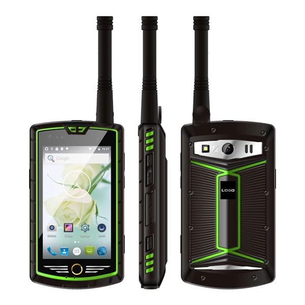 MOSTHINK ALPS W305 аналоговый/DMR двухрежимный Walkie Talkie смартфон " Octa Core 3 ГБ 32 ГБ rom 4G LTE 5000 мАч IP68 Водонепроницаемый телефон - Цвет: Black Green