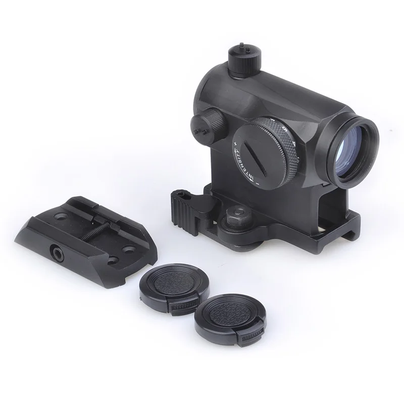 

Tactical Mini 1X24 T1 Red Green Dot Sight Illuminated Sniper Rifescope With QD Mount & Low Mount Hunting Air Gun Rifle Scope