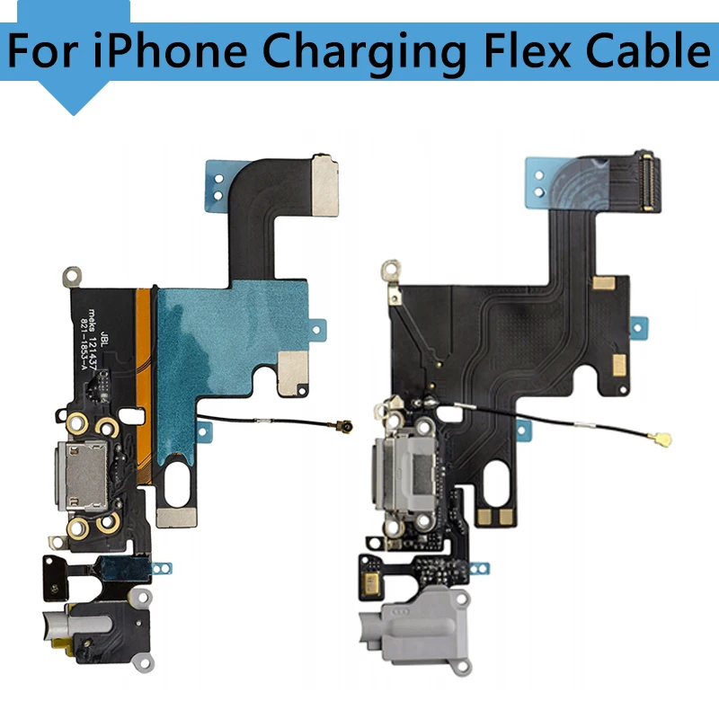 1 шт. сменный зарядный гибкий кабель для iPhone 5, 5S, SE, 6, 6 S, 7, USB зарядное устройство, док-станция, разъем с микрофоном, гибкий кабель