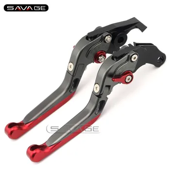 

For SUZUKI GSX400F GSX750 GSF600 GS500E GS50F Titanium+Red Motorcycle Adjustable Folding Extendable Brake Clutch Lever