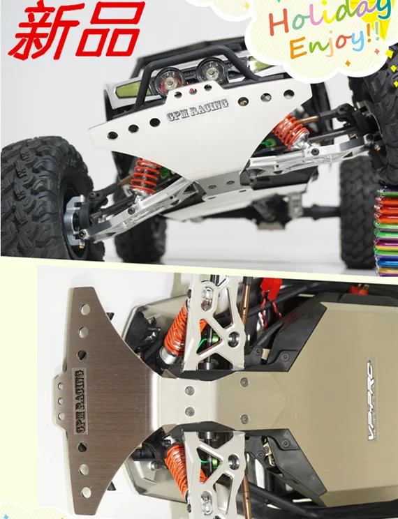 

Axial YETI 90025 90026 90050 stainless steel front bumper plate protection fence rc car a pc