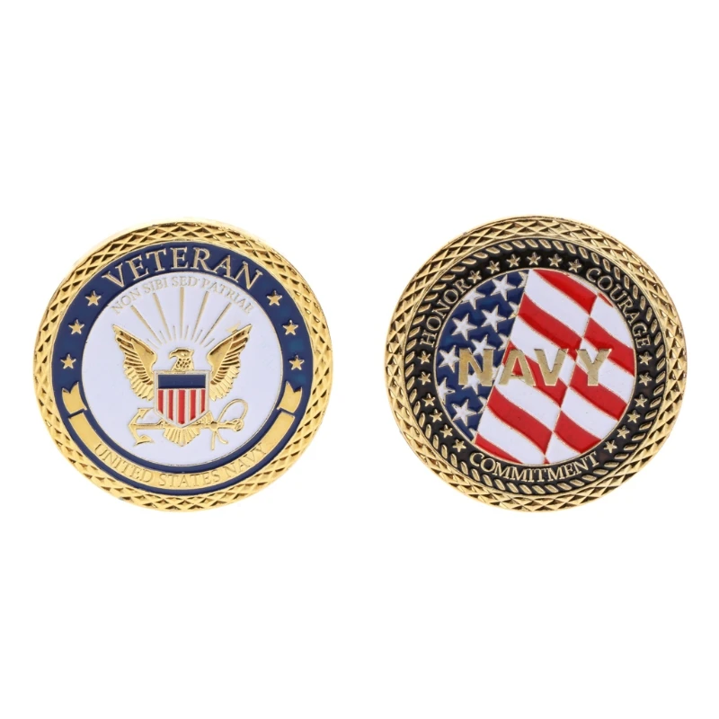 

Commemorative Coin American Navy Military Veteran Collection Arts Gifts Souvenir New Quality