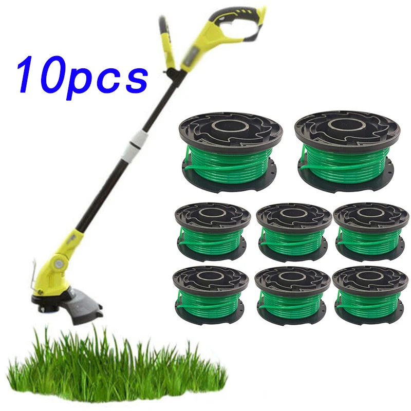 

10Pcs/set Replacement String Trimmer Line Spool For Black & Decker SF-080 String Trimmer Accessories