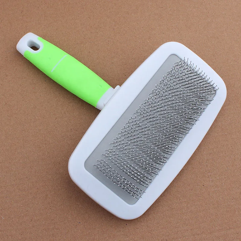 Pet Grooming Accessories 1 Set Pet Brush and Comb for Dogs Cats Perfect Pet Hair Brush with Soft Rubber Handle Size Small Large4