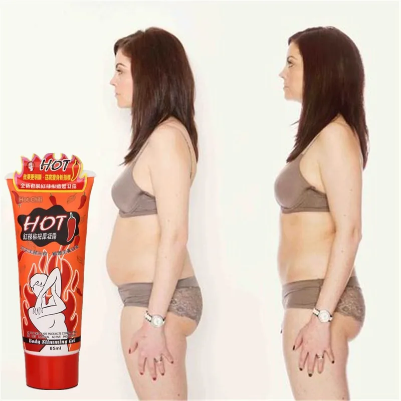 

New 85ml Natural Red Pepper Essential oil Anti Cellulite Slimming Body Creams Chili Essence Full-body Fat Burning Weight Lose