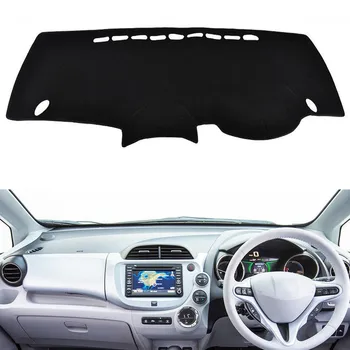 

For Honda Fit Jazz 2009 -2013 Dashboard Cover Mat Pad Dashmat Sun Shade Instrument Protective Carpet Car Styling Accessories RHD