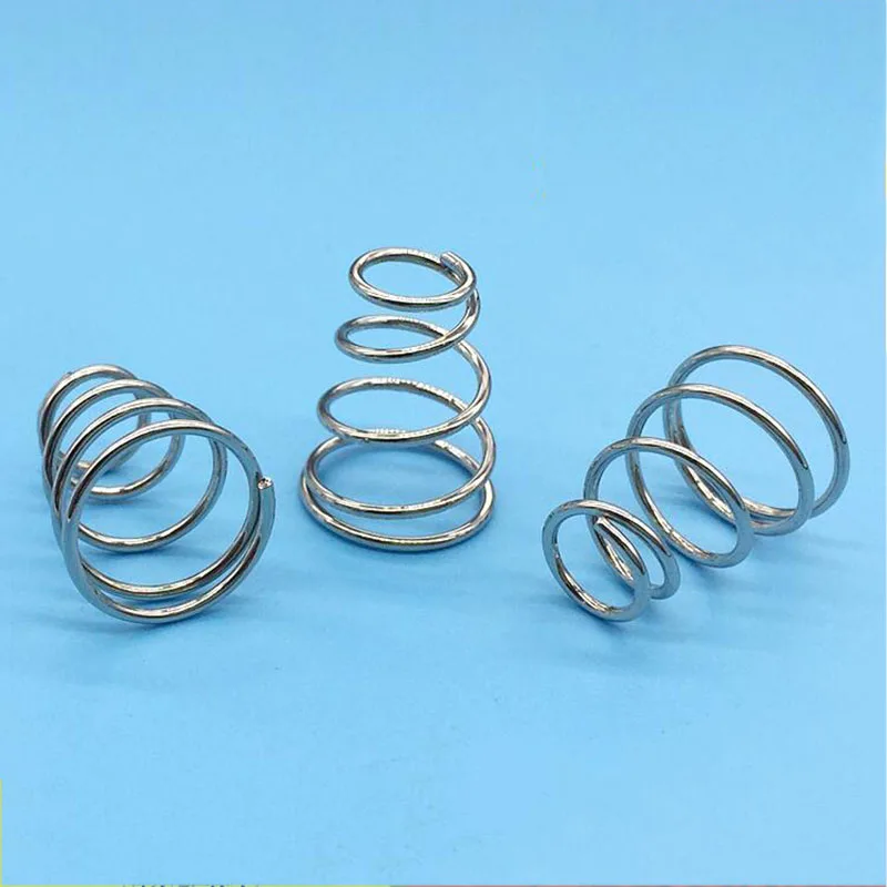 

Tower spring 1.2 wire diameter * 10 Small D * 16.5 large D * 21 mm high pagoda Comprssion spring 20pcs