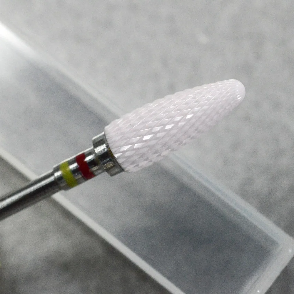 1PCS XF Size 3 32 Ceramic Nail Drill Bit Electric Drill File Nail Art Salon Tools