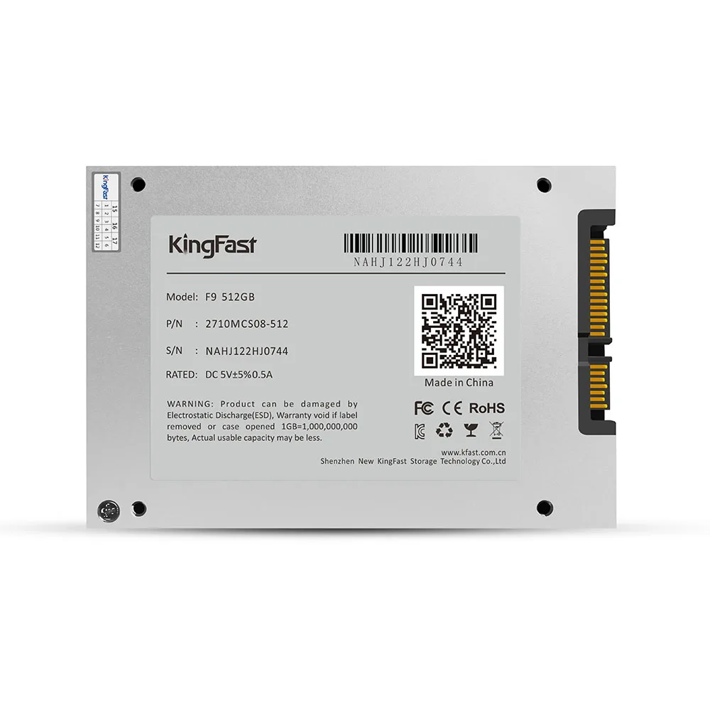 KingFast SSD F9 512GB 2.5